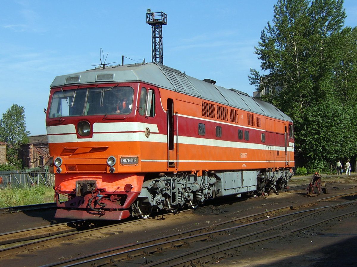 Экипировка тепловоза топливом