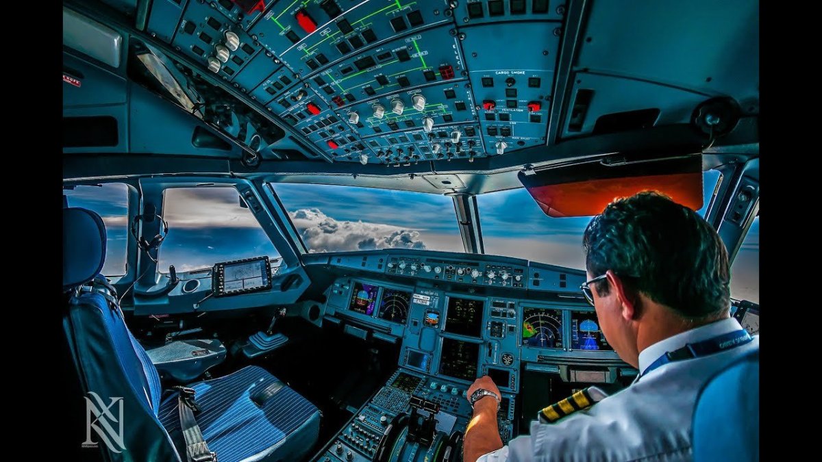 Boeing 737-400 кабина