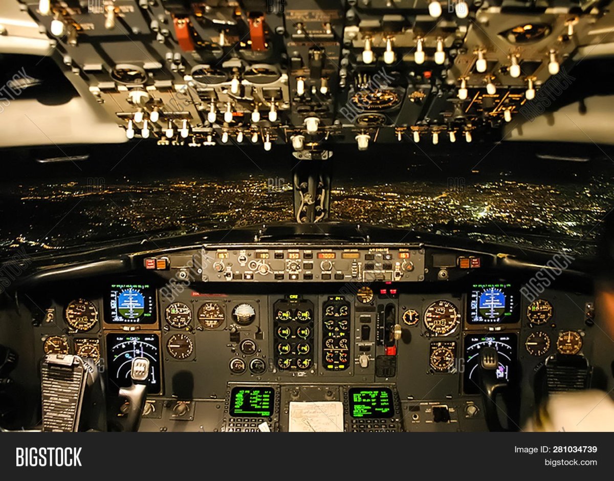 Boeing 737 Classic кабина