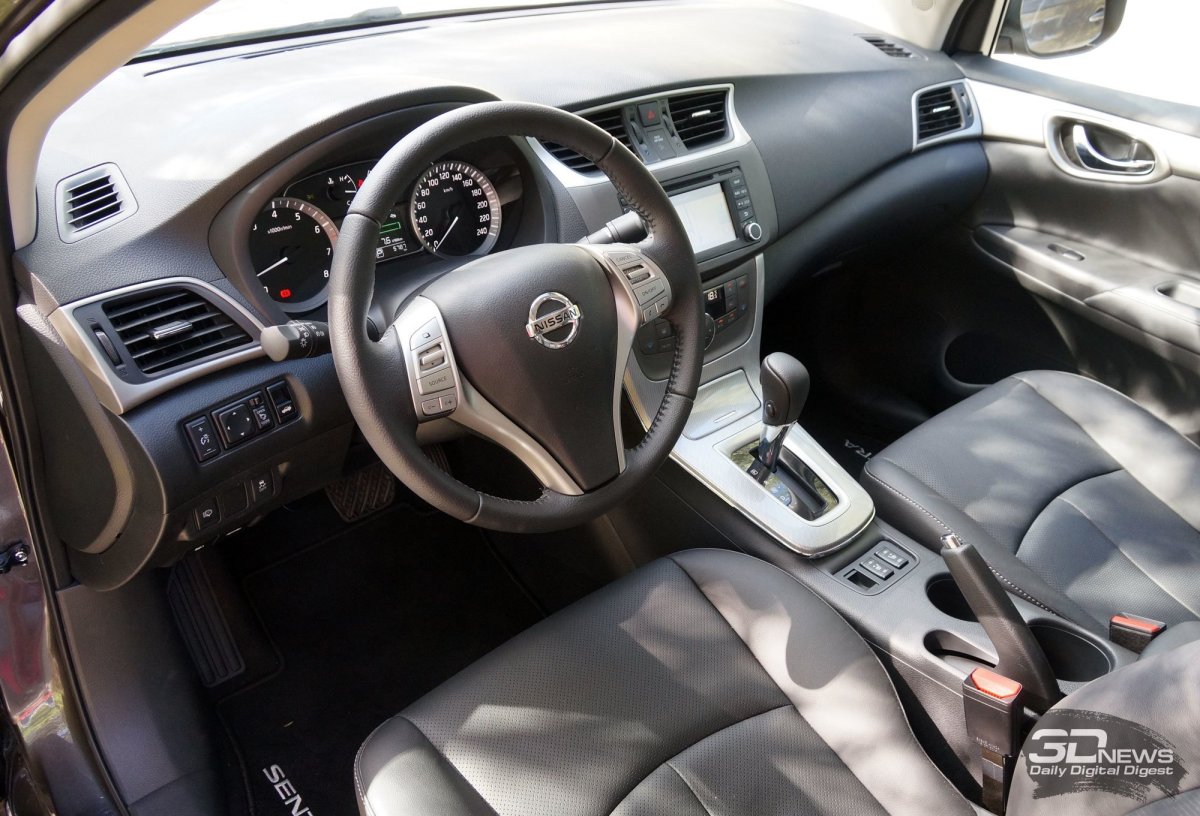 Ниссан Сентра 2017 интерьер