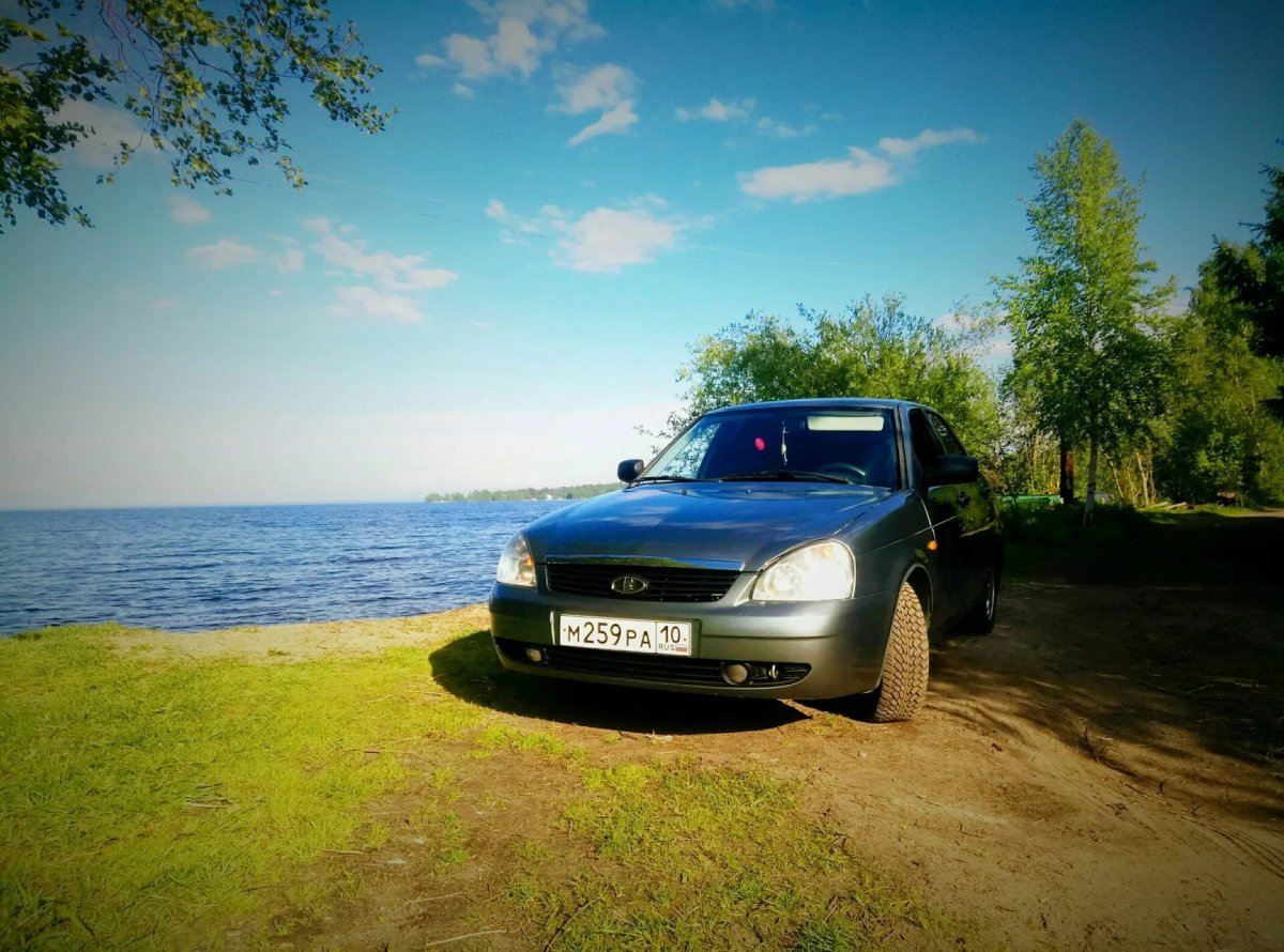 Приора на природе