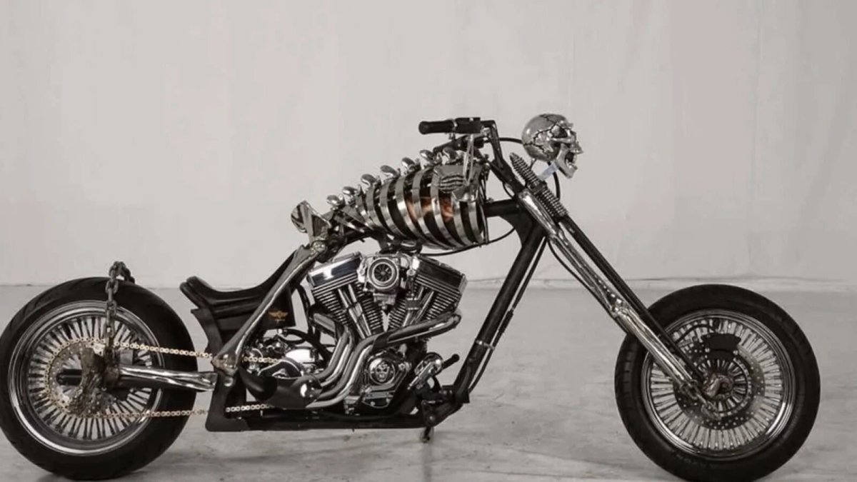 Харлей Дэвидсон чоппер кастом