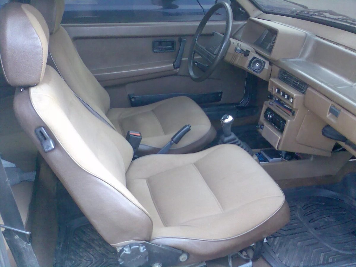 Белый салон ВАЗ 2108