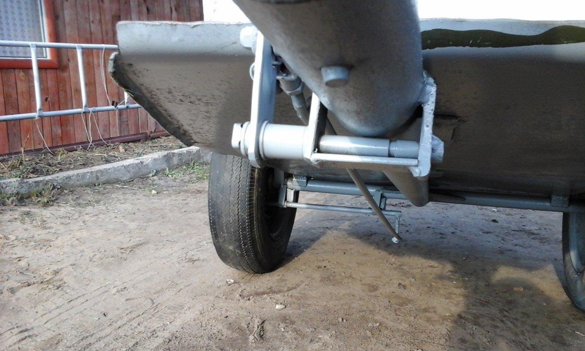Тормозная система прицепа мотоблока Нева