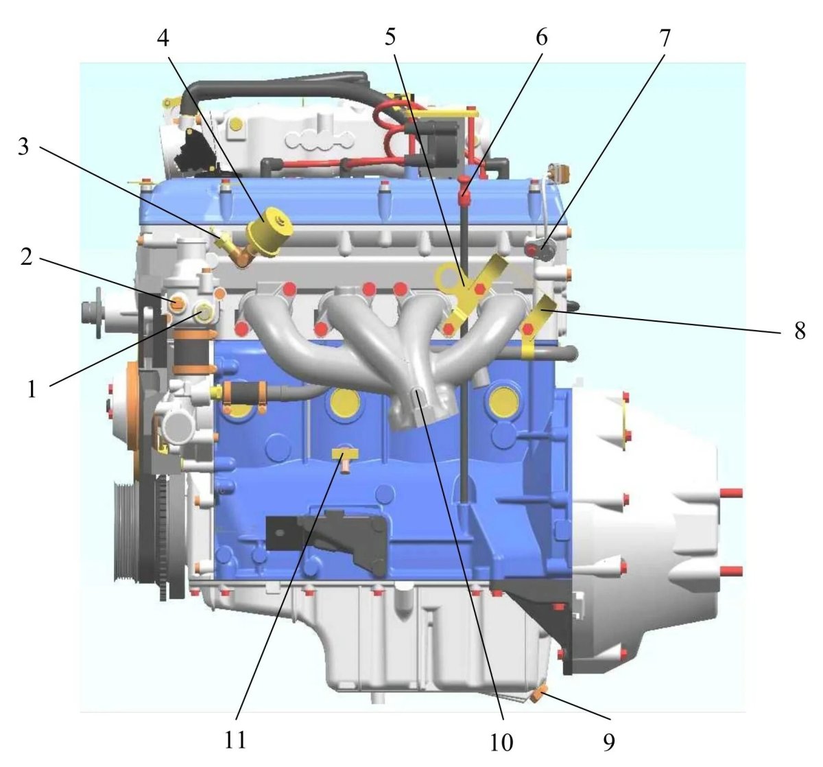 Датчики двигателя ЗМЗ 409 инжектор
