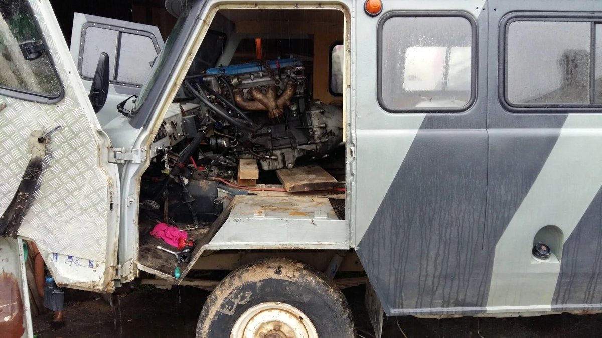 УАЗ Буханка на электродвигателе