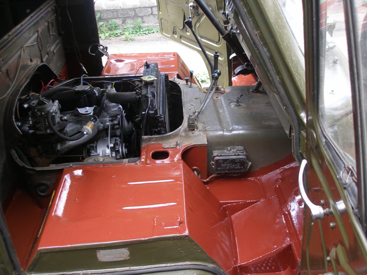 Моторный щит УАЗ 469