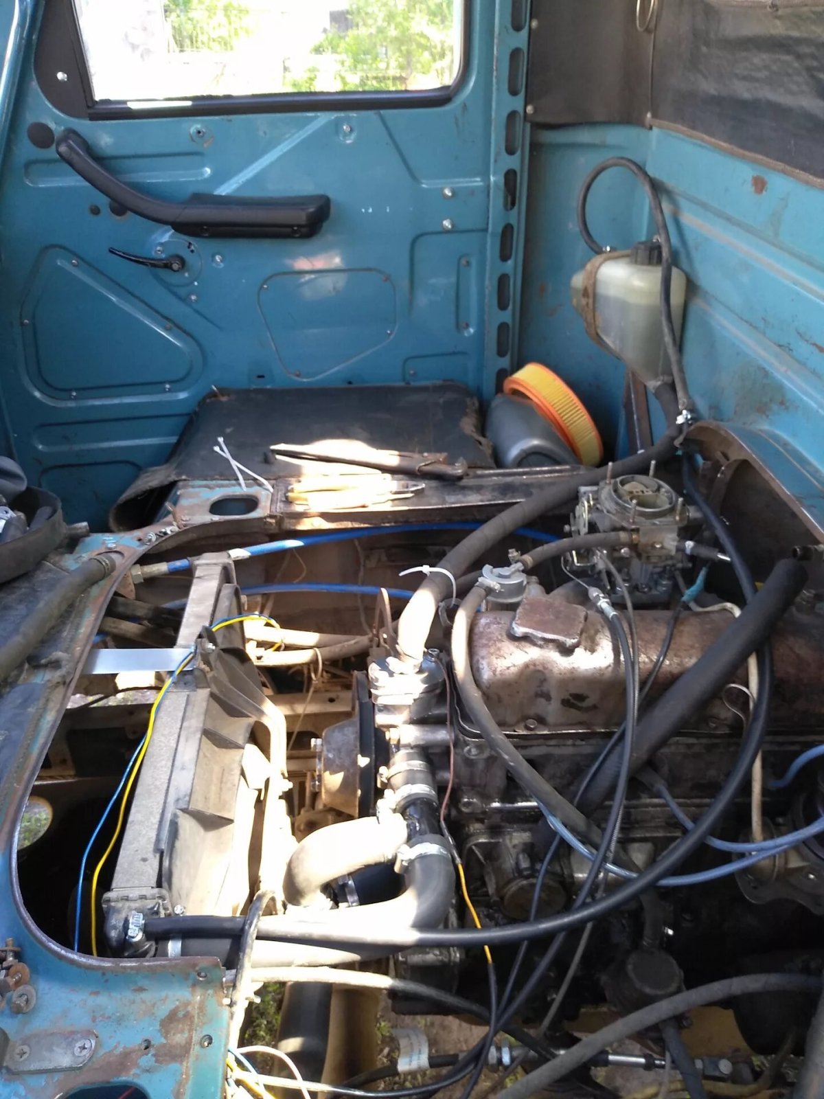 Крепление радиатора УАЗ Буханка УМЗ 417