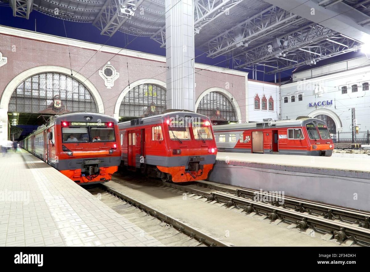 Казанский вокзал пути Казань