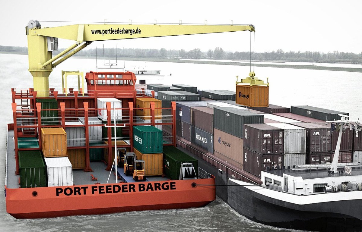 Port Feeder Barge