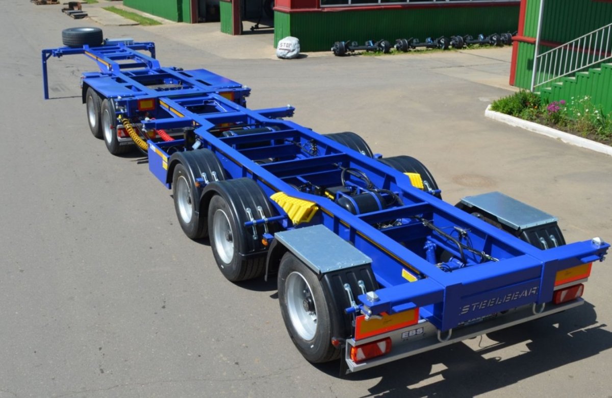 Полуприцеп-контейнеровоз разделяемый pk-18n-pk-24p