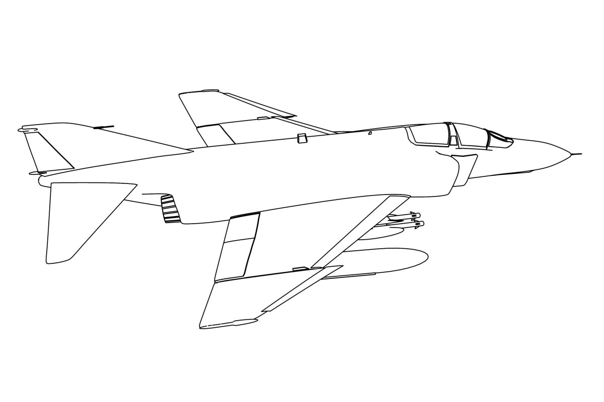 Самолет рисунок