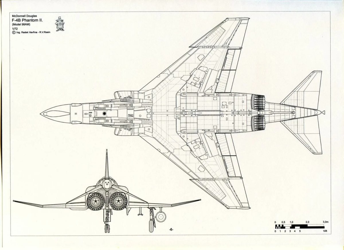 F-4 Phantom II чертежи