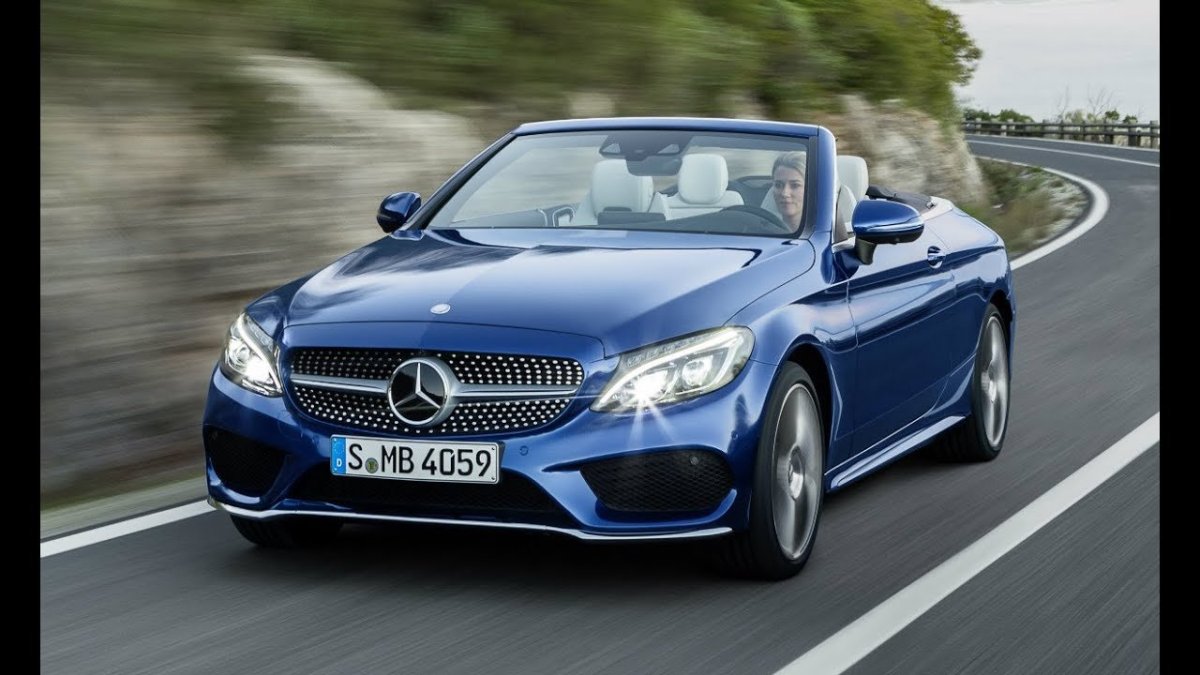 Мерседес Бенц синий