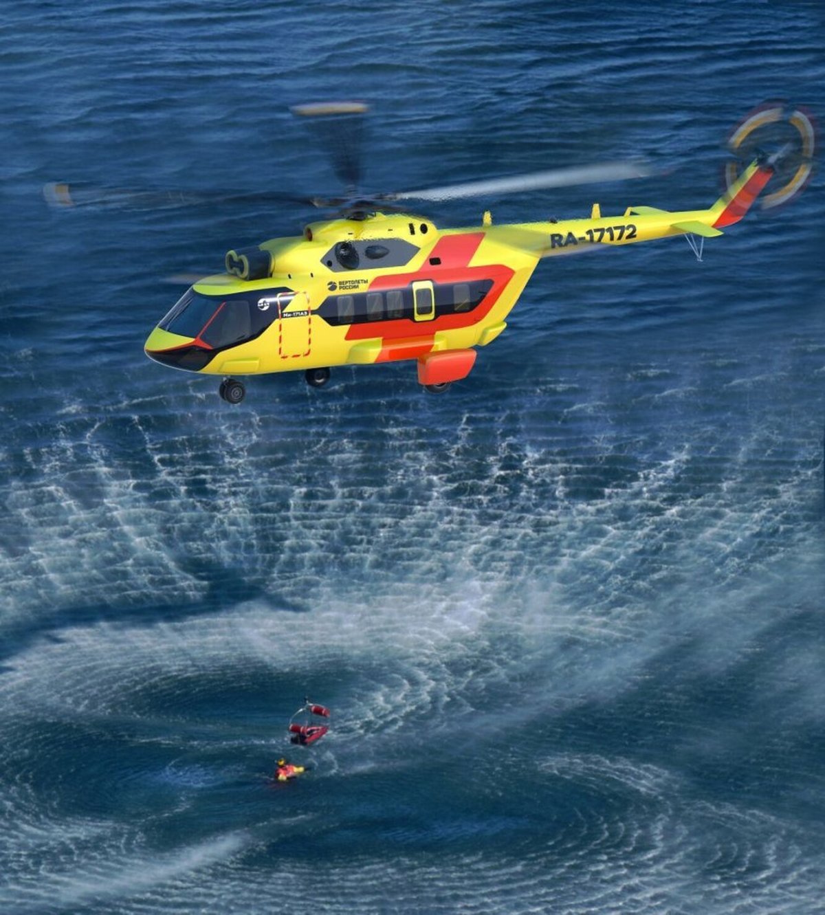 Офшорный вертолет ми-171а3