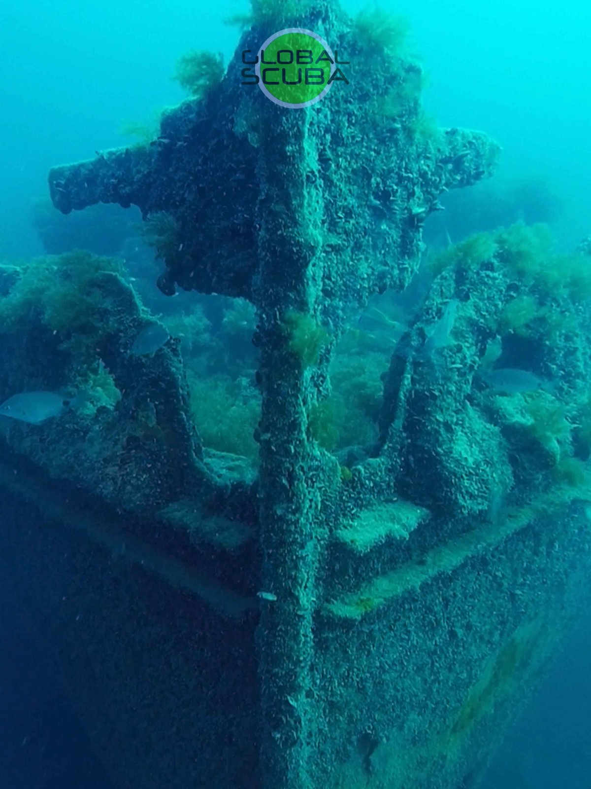 Затонувший корабль в Анапе