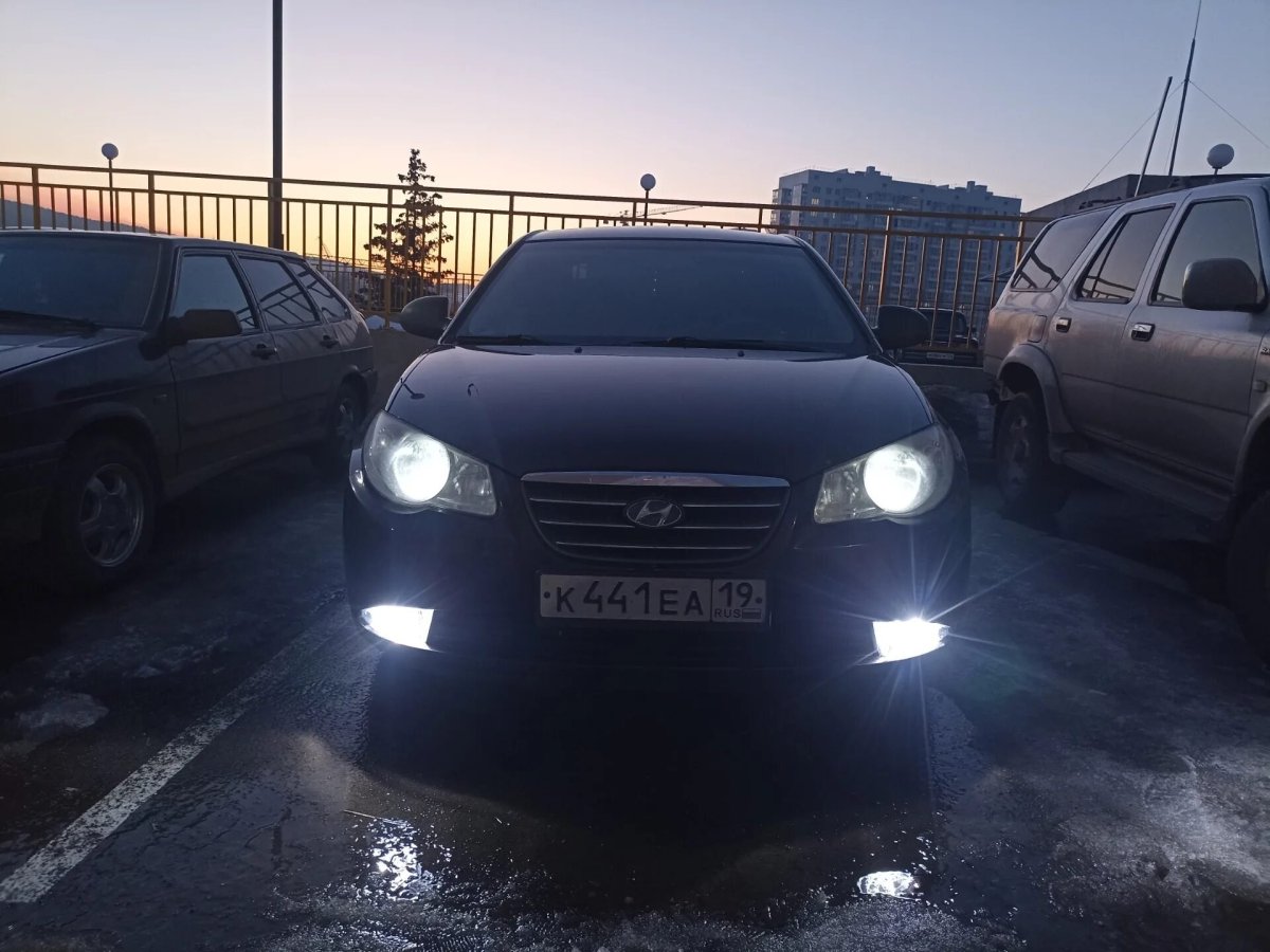 Elantra 4 led ПТФ