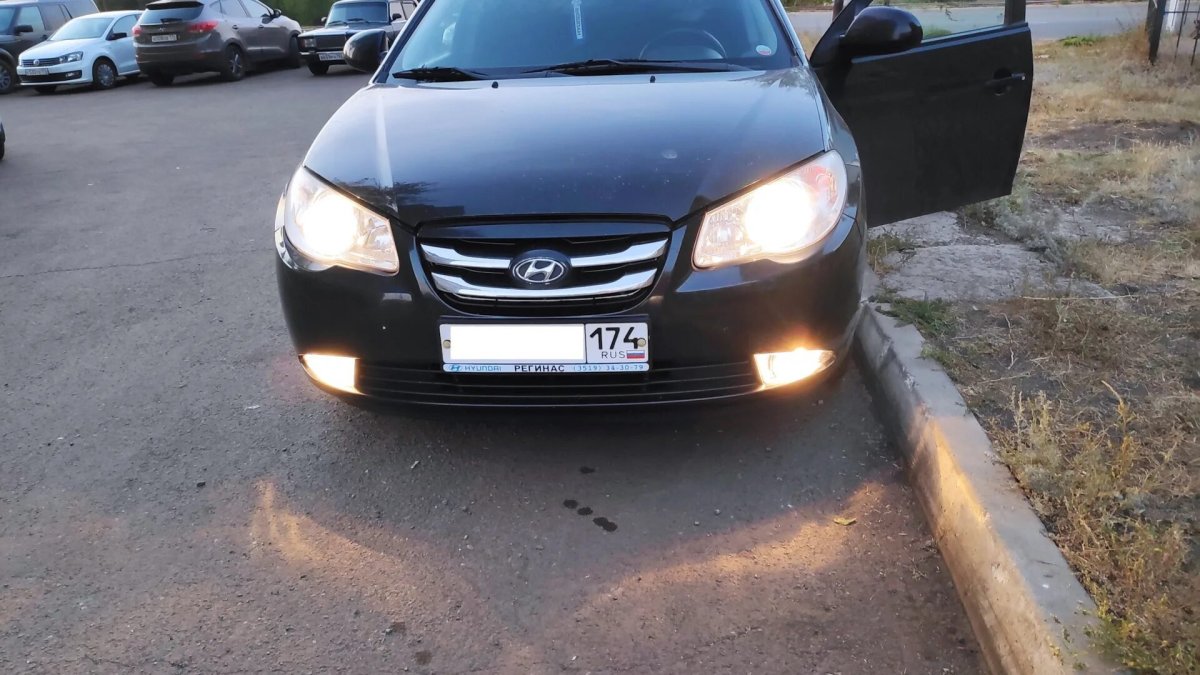 Кнопка ПТФ Hyundai Verna