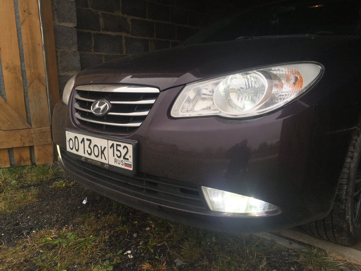 Led ПТФ Элантра 4