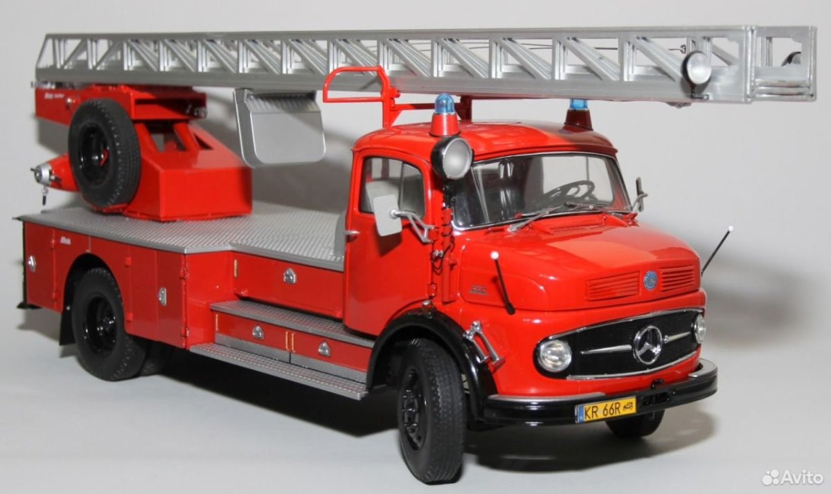 Mercedes-Benz l322 пожарка Schuco 1:18