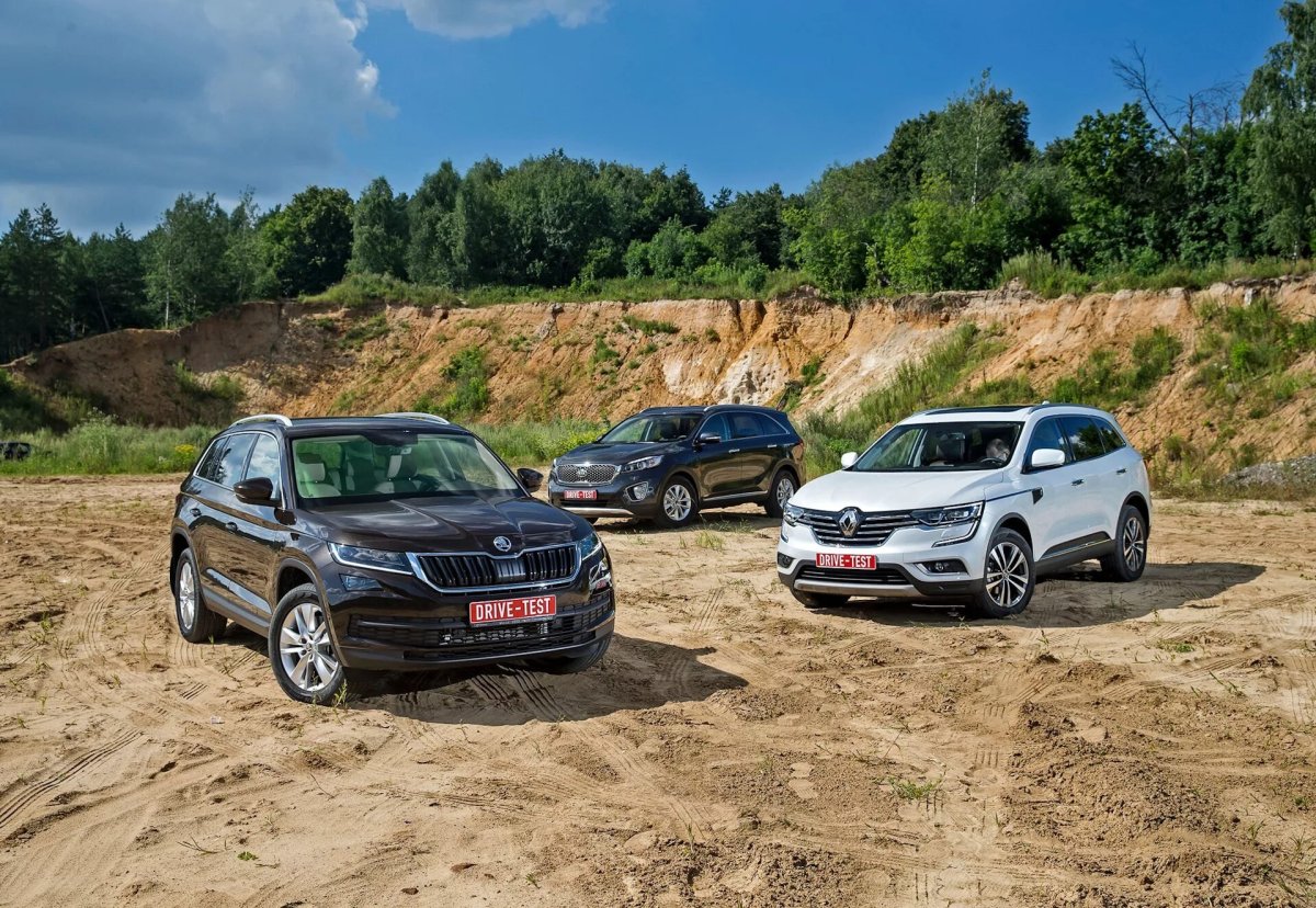 Мицубиси Аутлендер и Шкода Кодиа