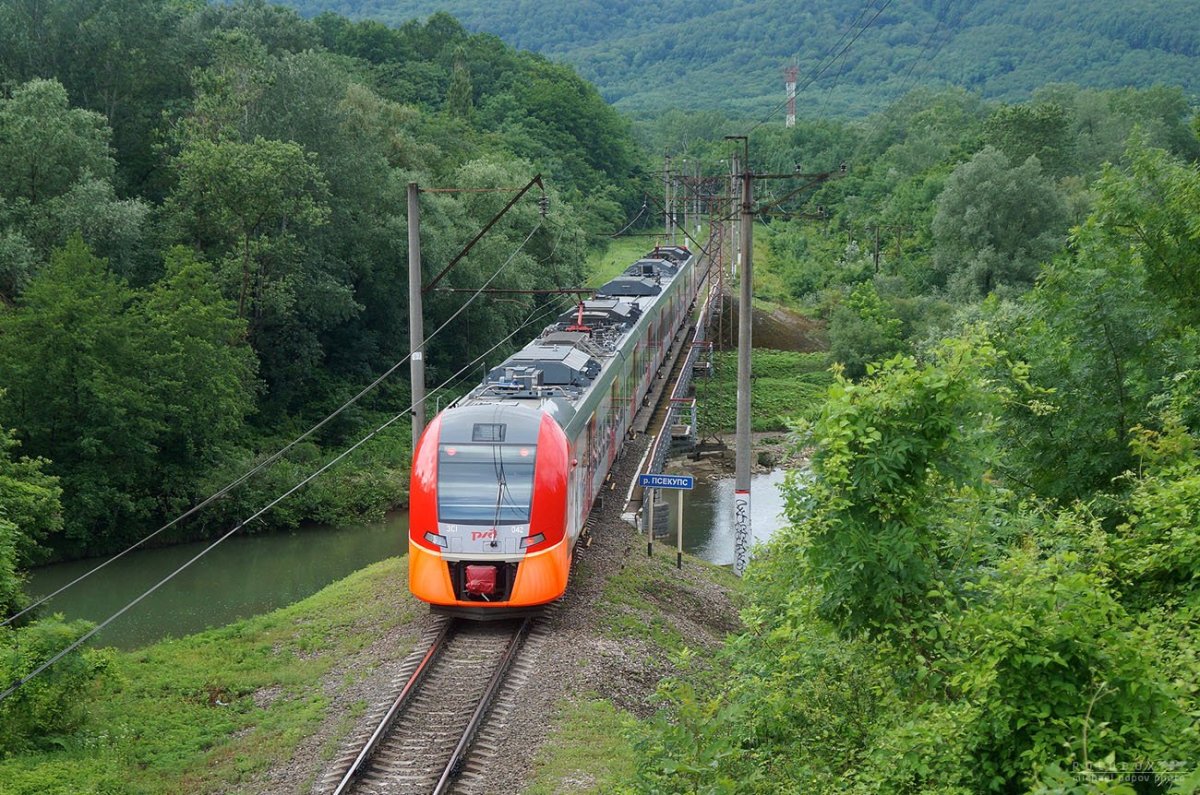 Железная дорога Ласточка Туапсе Краснодар