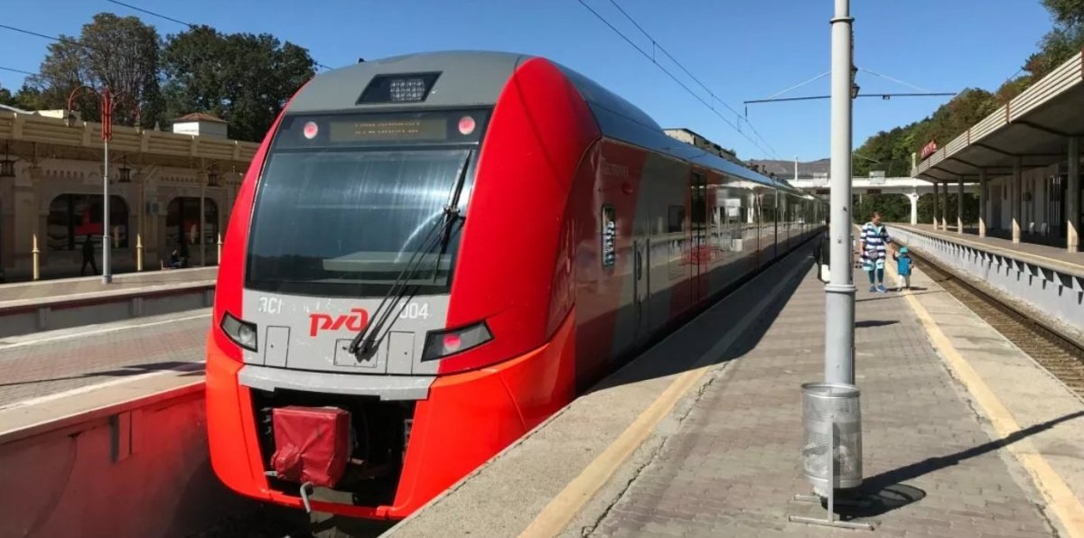 Электропоезд Кисловодск Минеральные воды