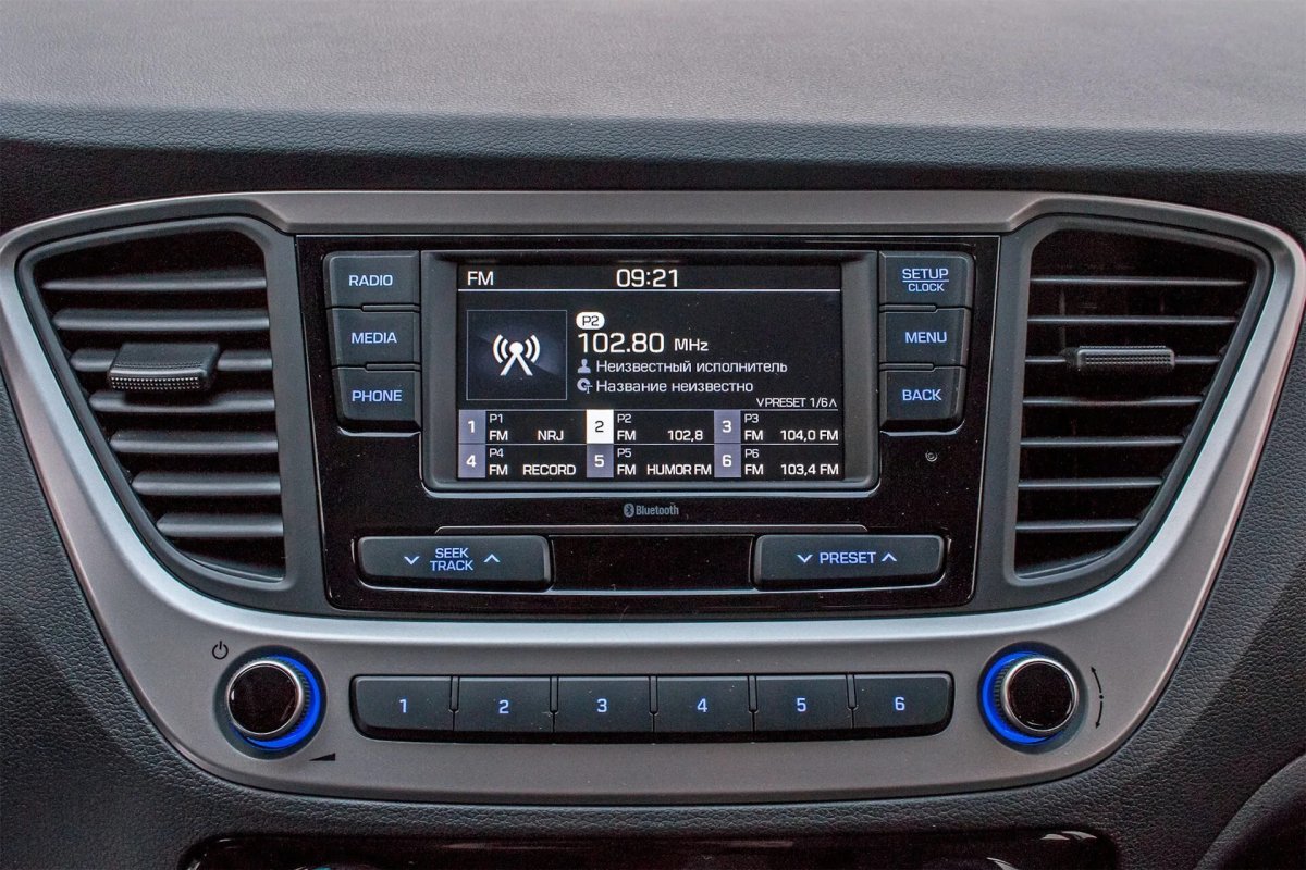 Магнитола Hyundai Solaris 2017