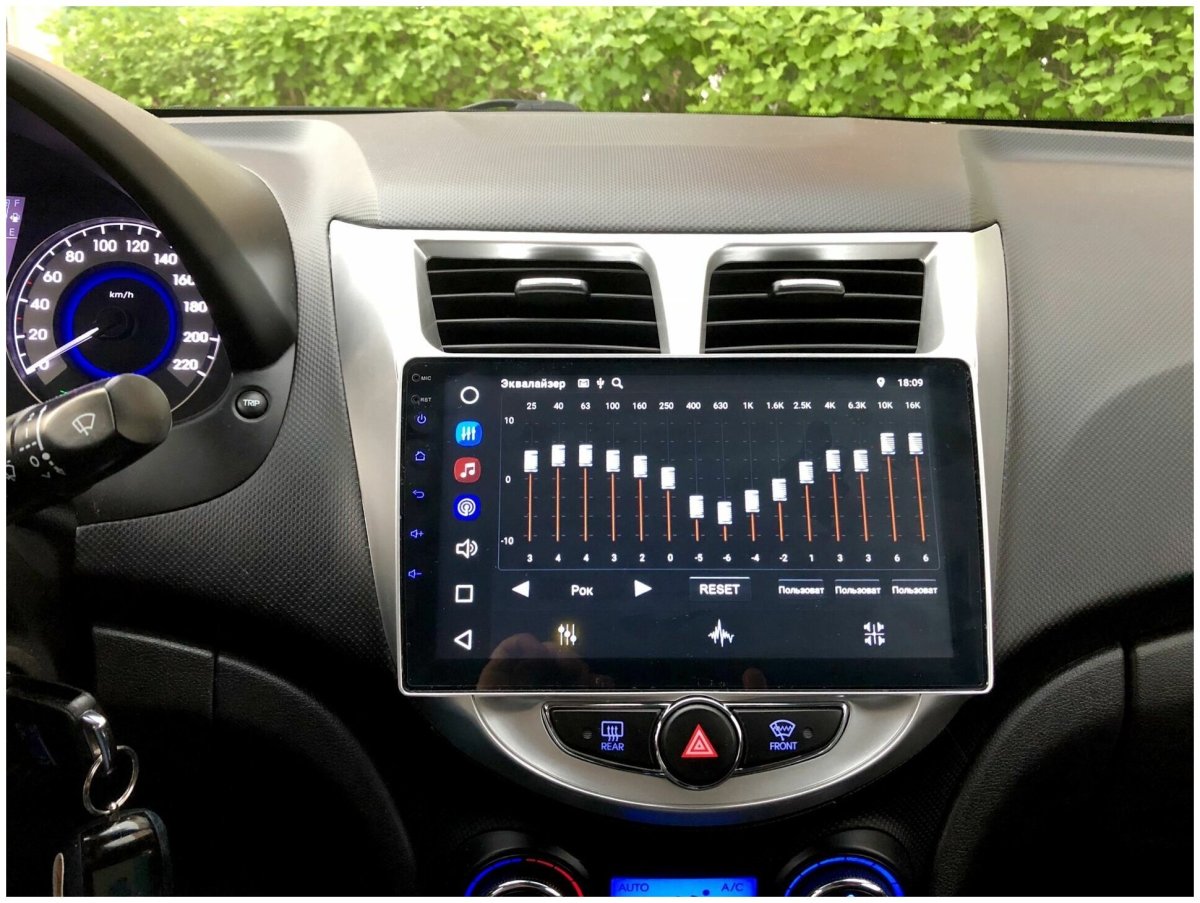 2 Дин магнитола Солярис 1