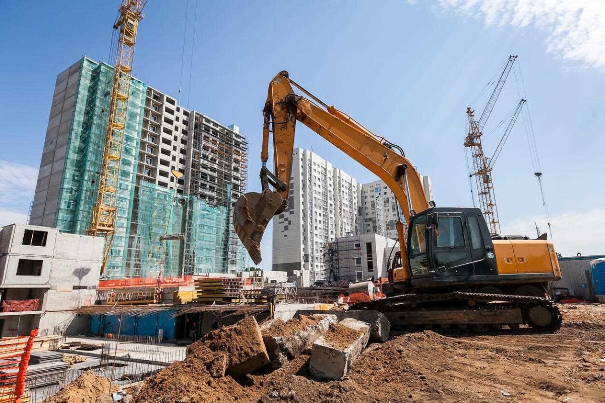 Спецтехника на стройке