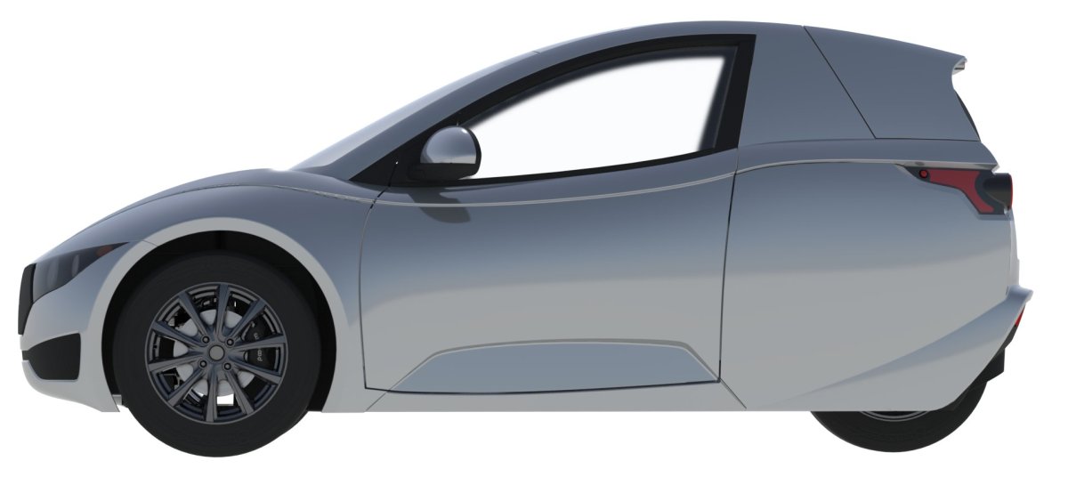 Электромобиль без фона