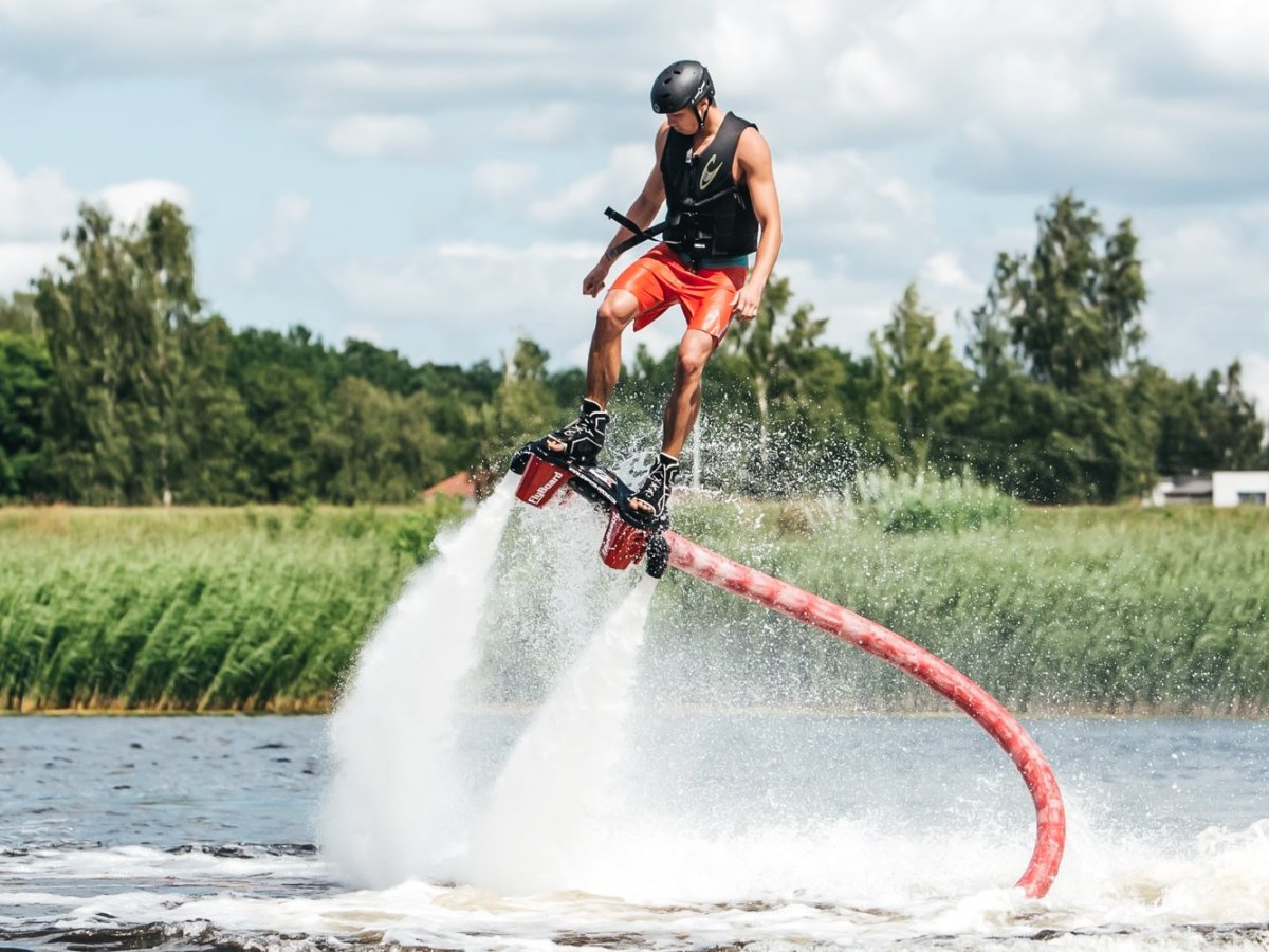 Полет на флайборде Москва