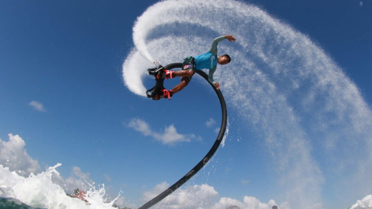 Новогодний флайборд