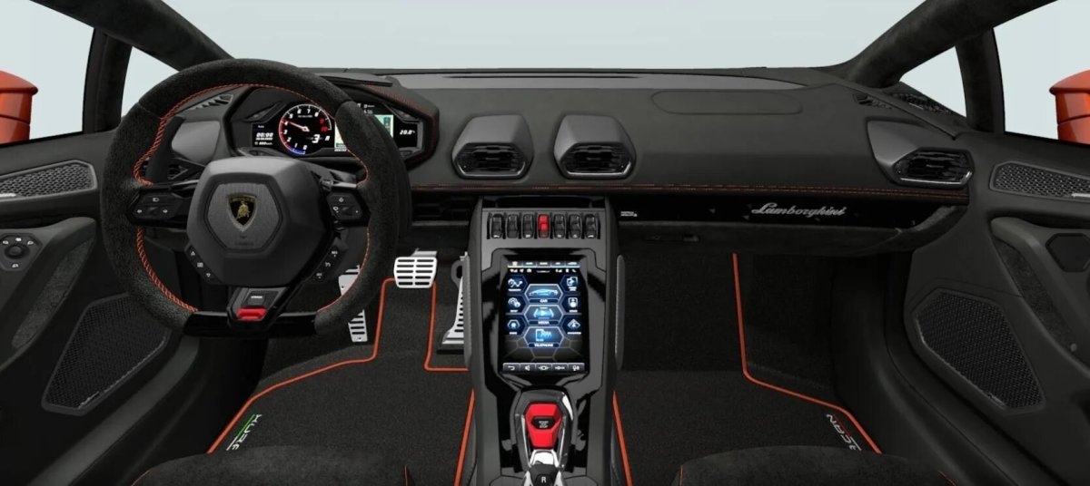 Ламборгини Хуракан Эво 2021 салон