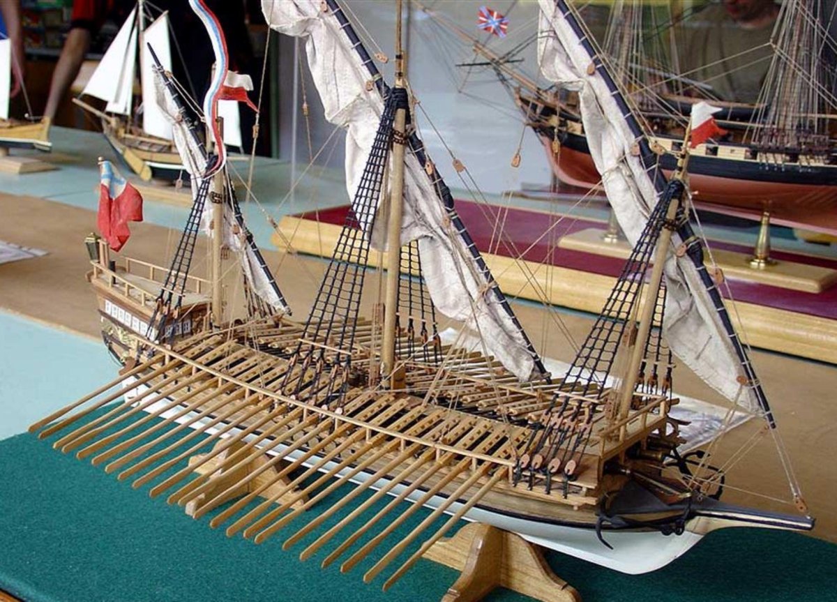 Галера корабль 17 века