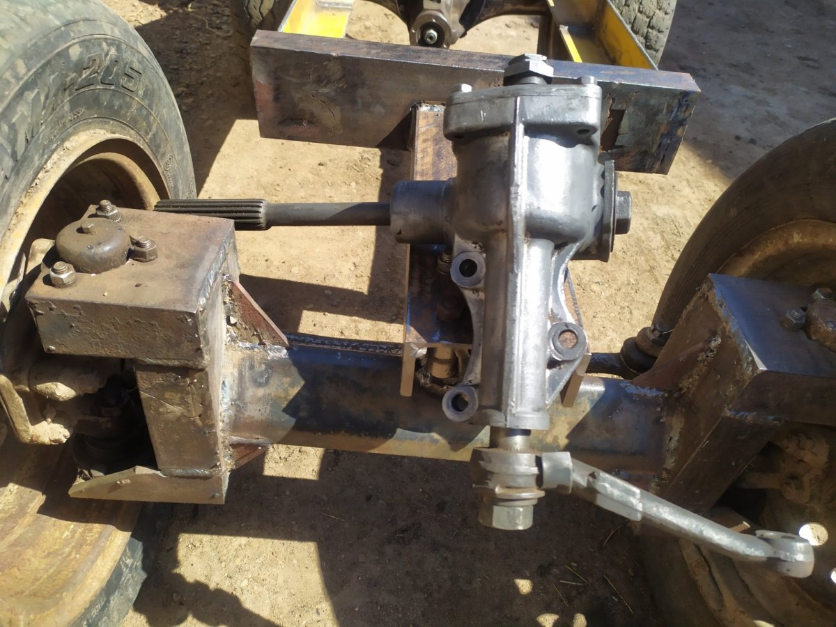 Рулевое управление на минитрактор от ВАЗ 2101