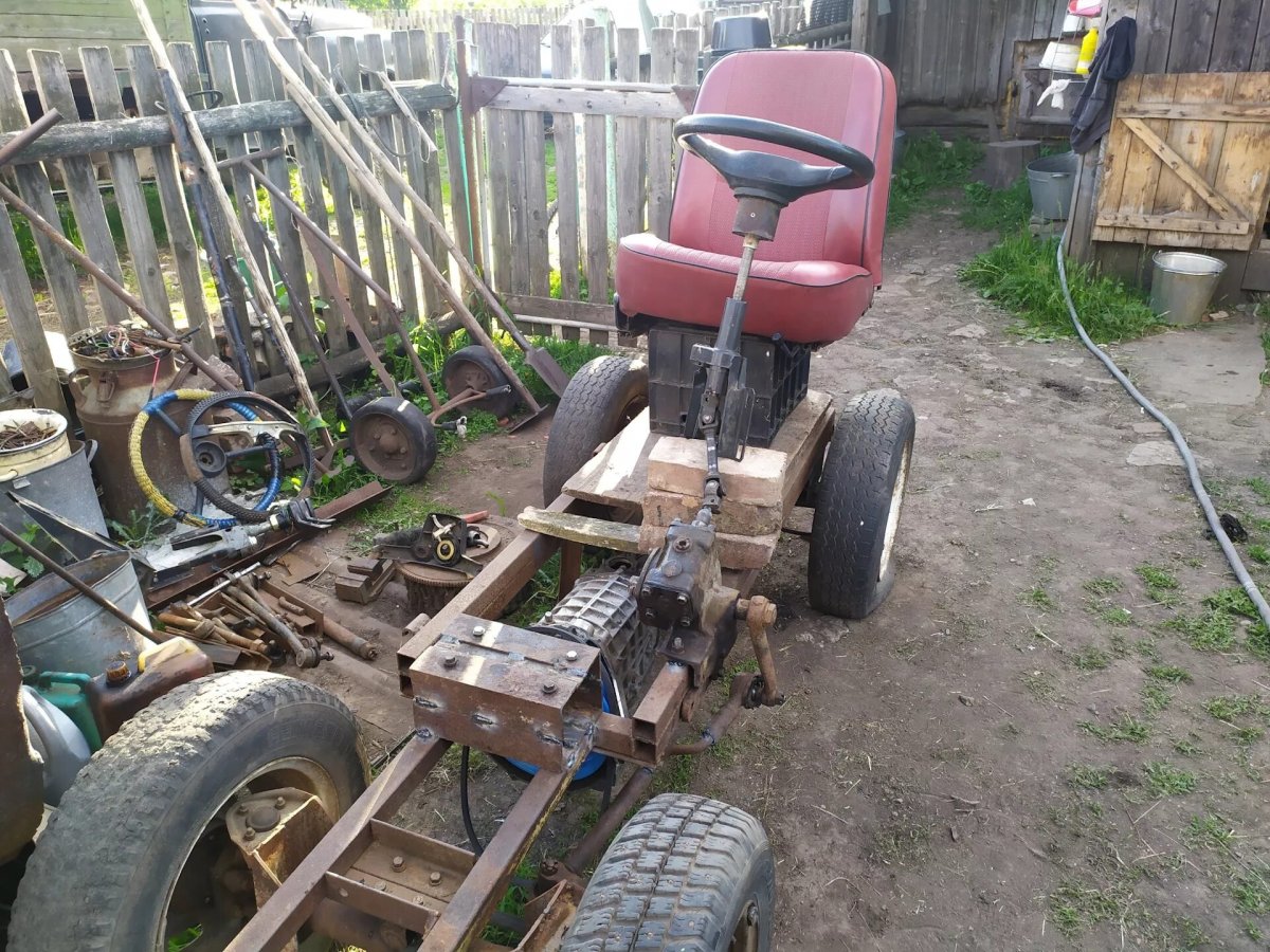 Рулевое управление трактор переломка