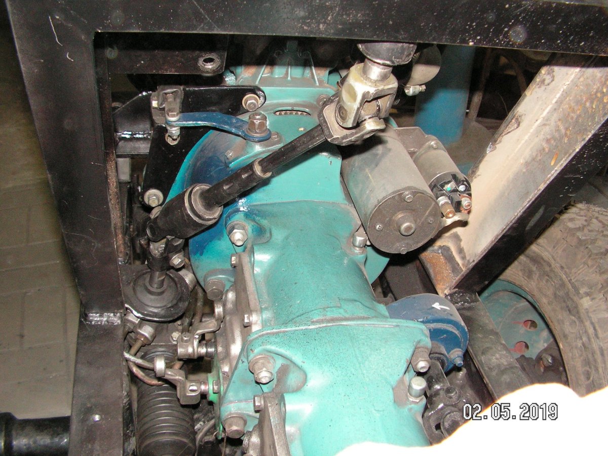 Рулевой редуктор минитрактора Уралец