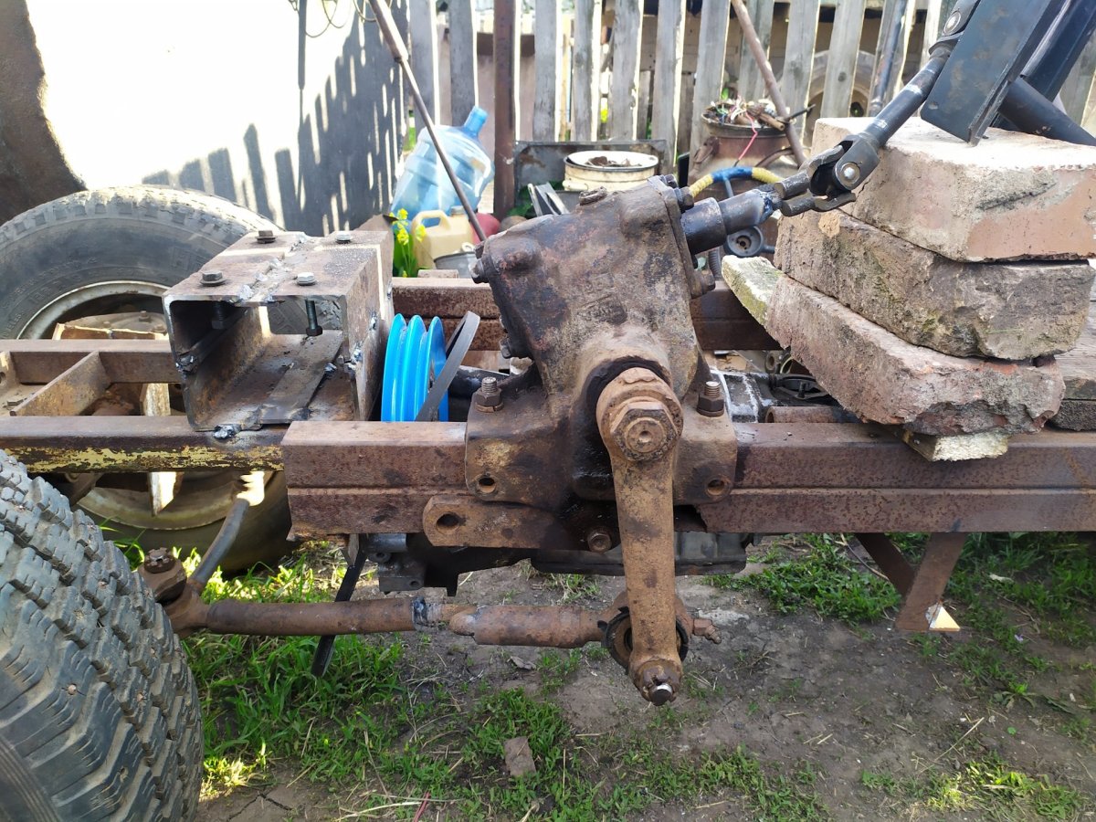 Балка от ВАЗ 2107 для минитрактора