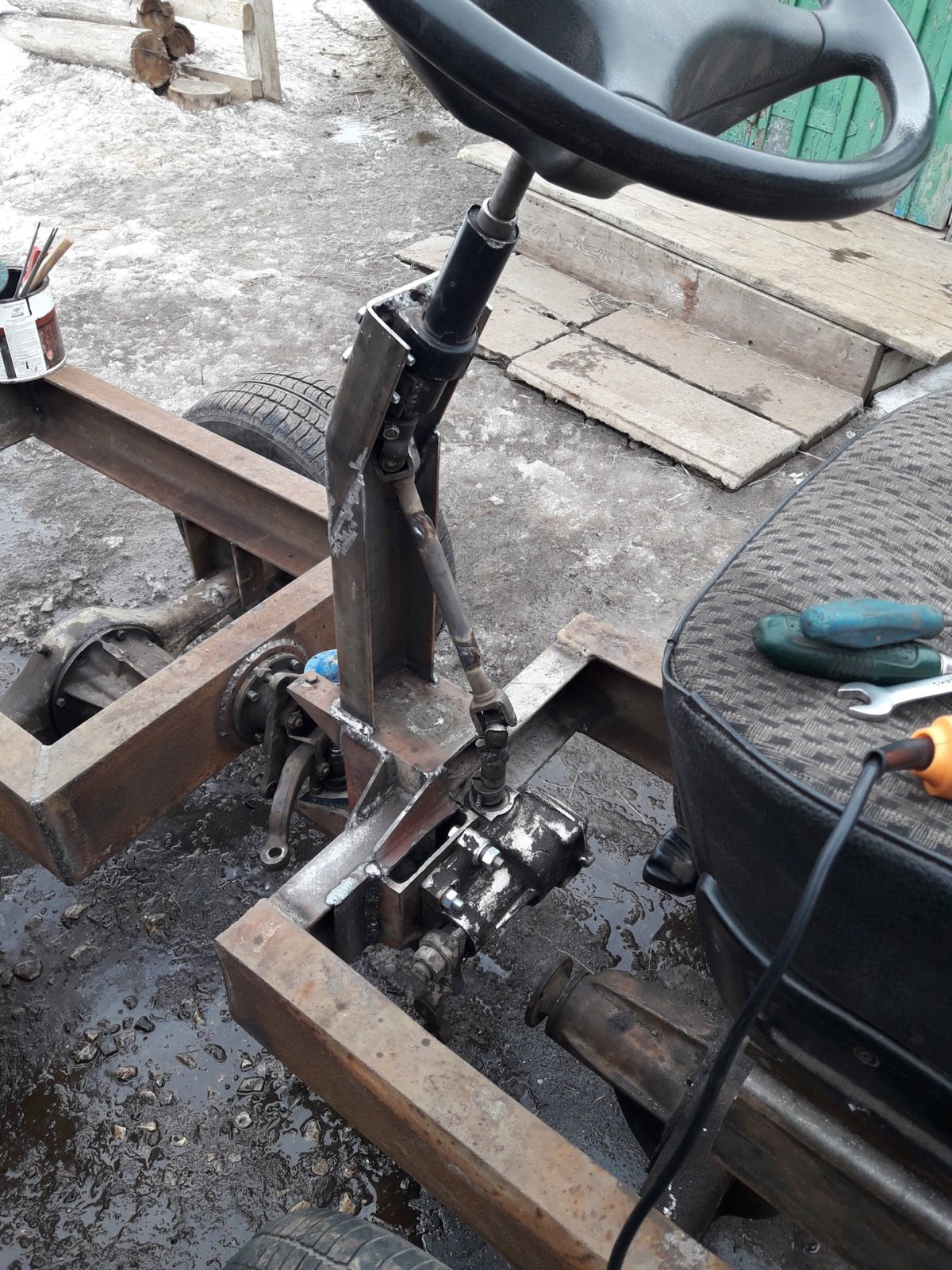 МТЗ 132 минитрактор переломка