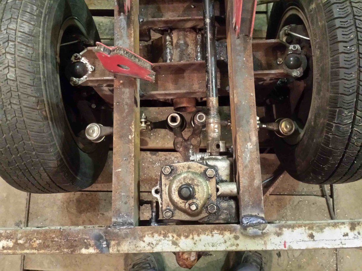 Рулевое управление на минитрактор редуктор ВАЗ