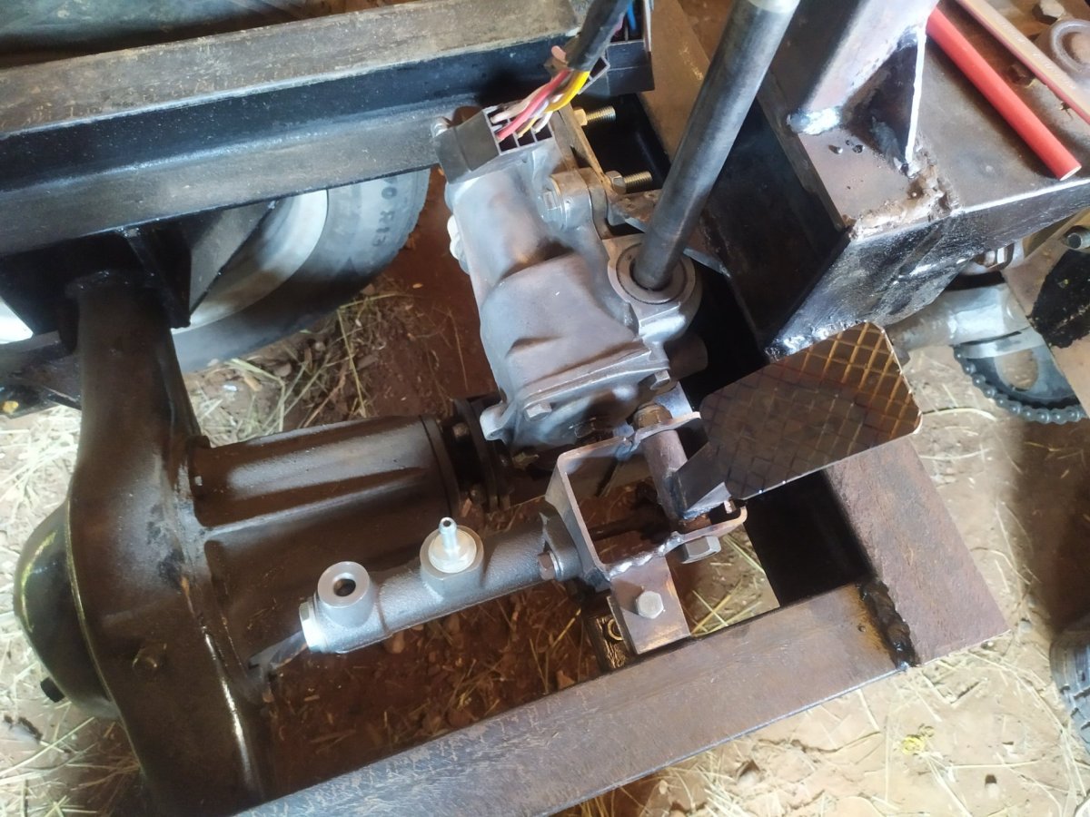 Мини трактор переломка 4х4