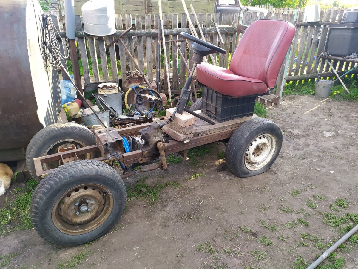 Минитрактор из ВАЗ 2107