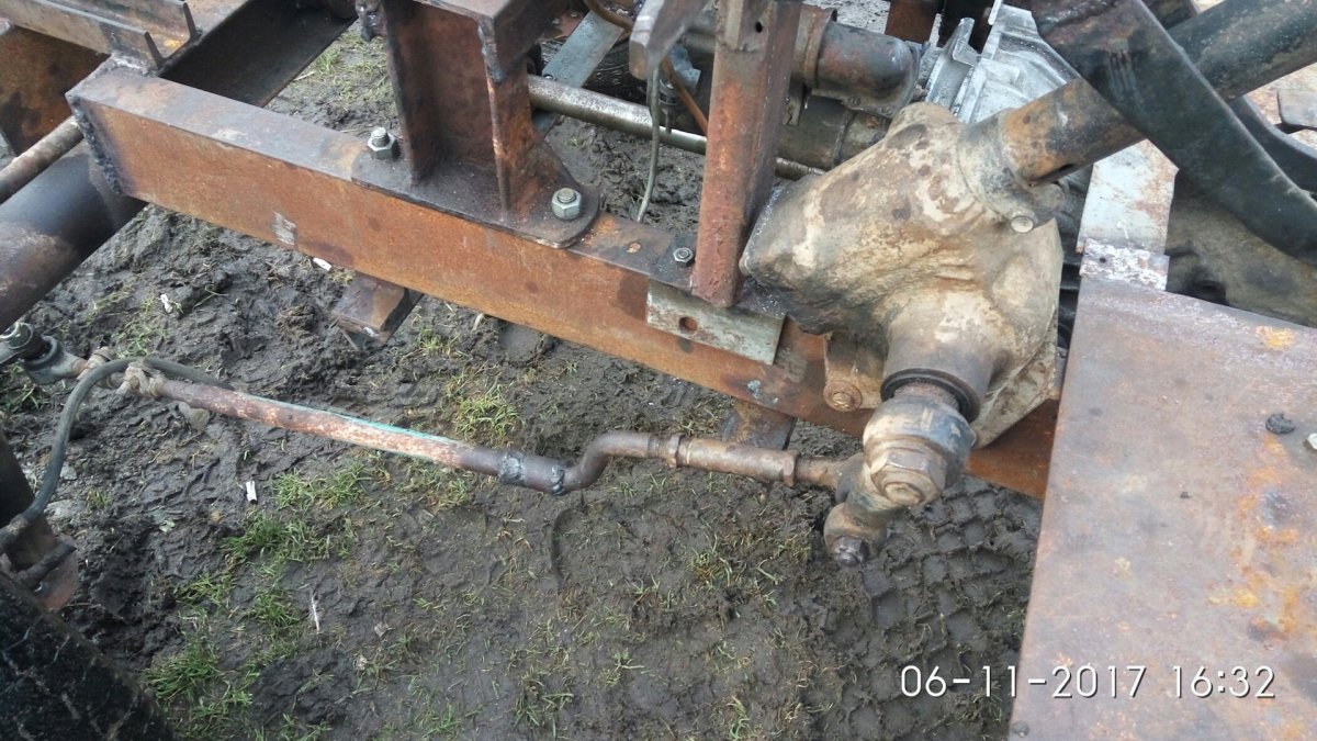 Рулевое для минитрактора из ВАЗ 2107