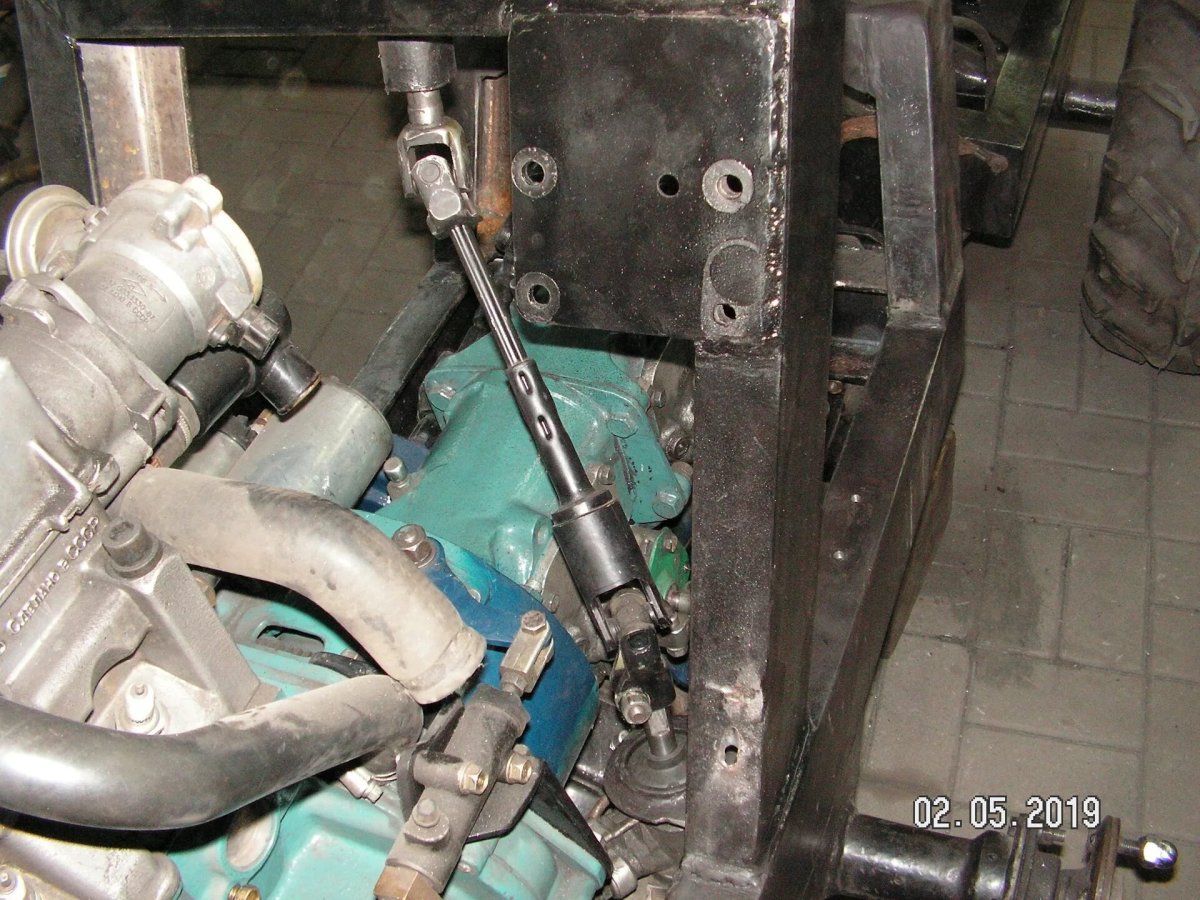 Рейка ВАЗ 2109 на минитрактор