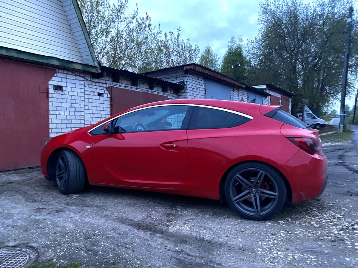 Занижение -50 Опель Астра j GTC