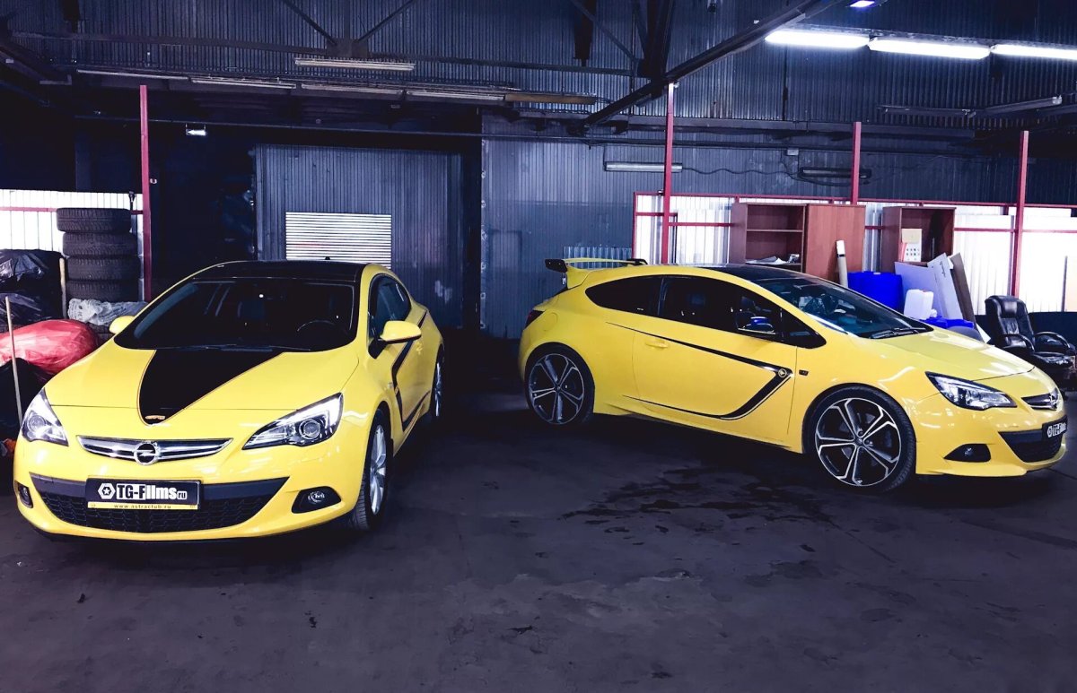 Opel Astra j GTC винил
