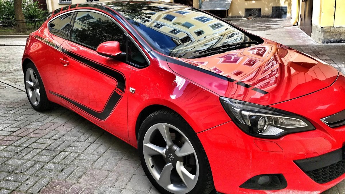 Opel Astra j GTC В пленке