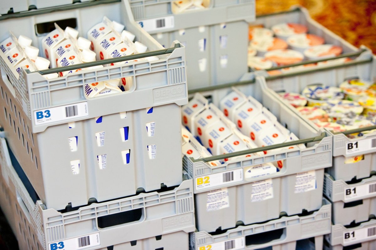 Хранение молочной продукции на складе