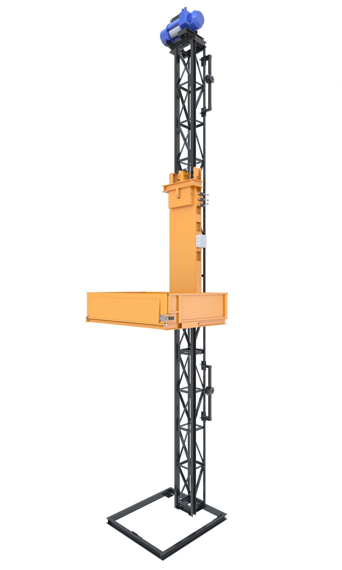 Подъемник одномачтовый до 500 кг высота подъема 45 м